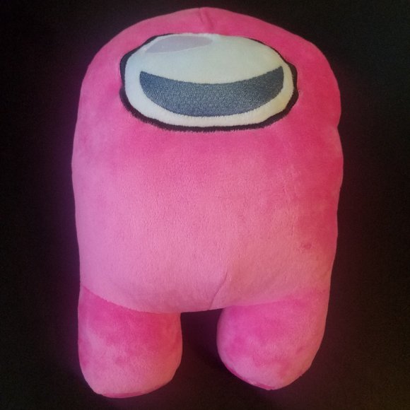 gamer gifts plain plush pink color among us - Picture 1 of 2